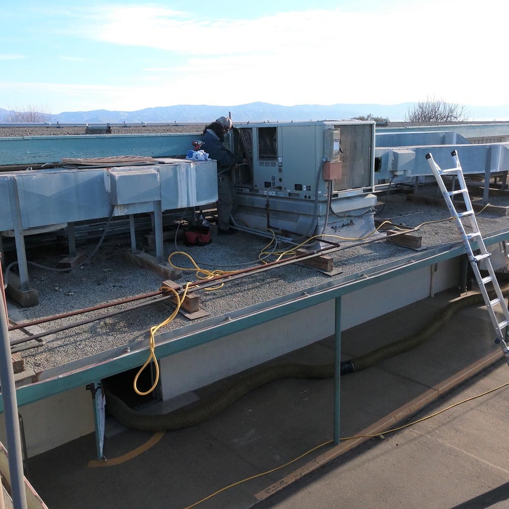 Commercial HVAC Units Cleaning