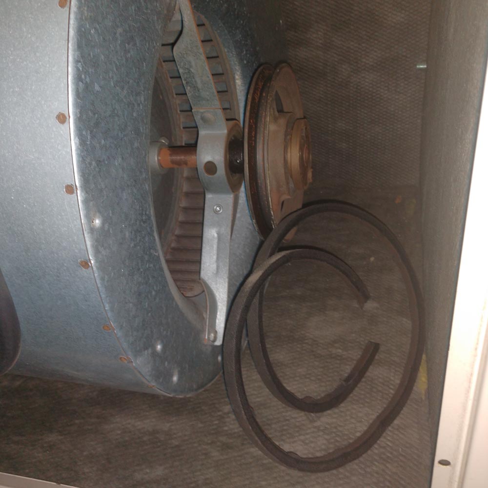 Commercial Ventilation Inspections Fan Belt Broken