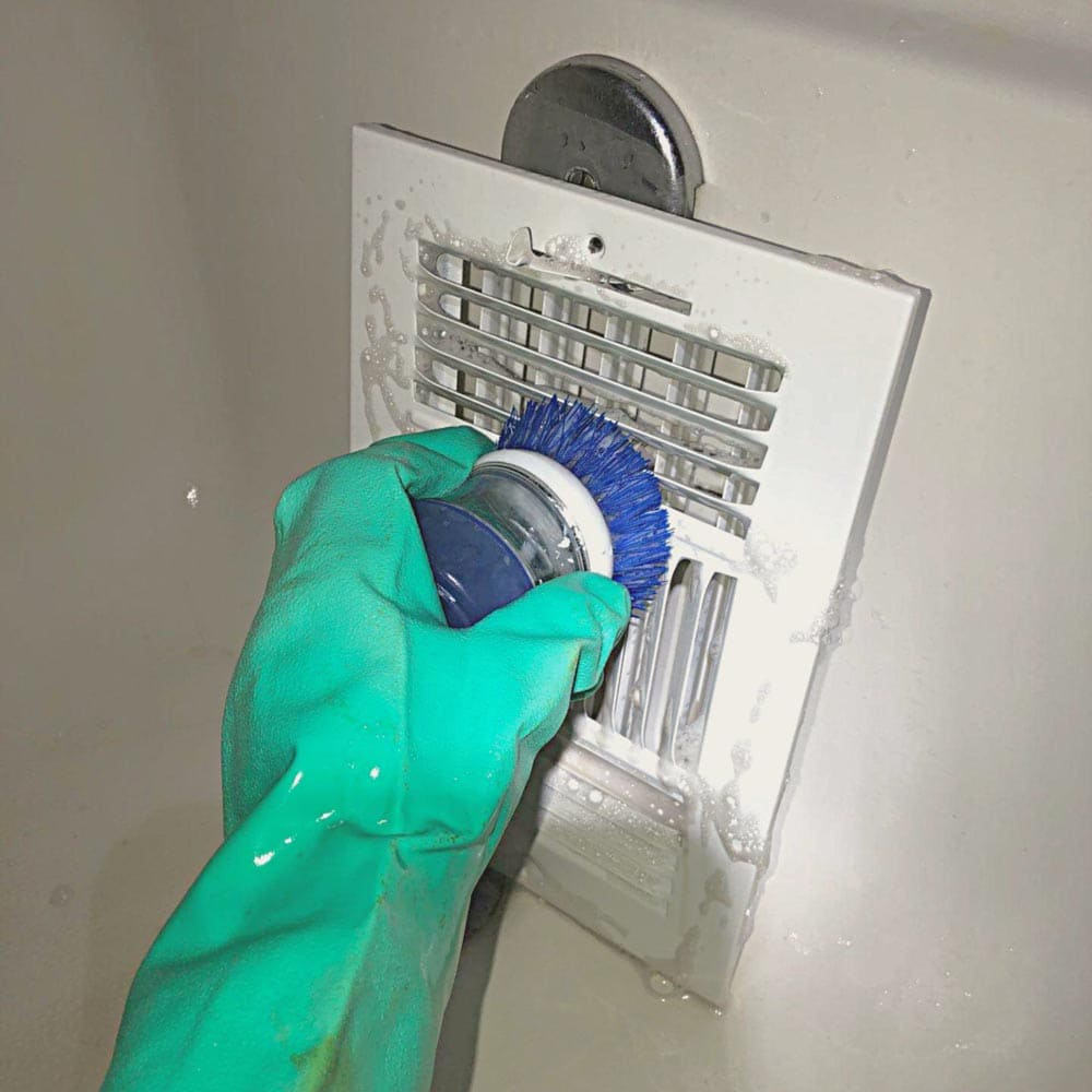 Residential Duct Cleaning Supply Register Washing